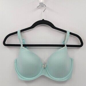 Victoria's Secret Bra Women's 32DDD Blue Green Lined Demi  Body by Victoria